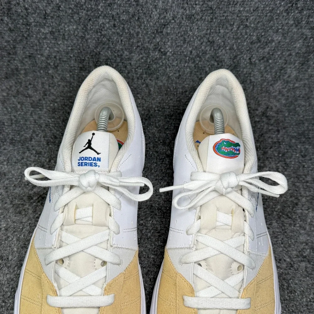 Jordan Series ES Florida Gators Low Sneakers Men's 13 White Tan Blue Athletic